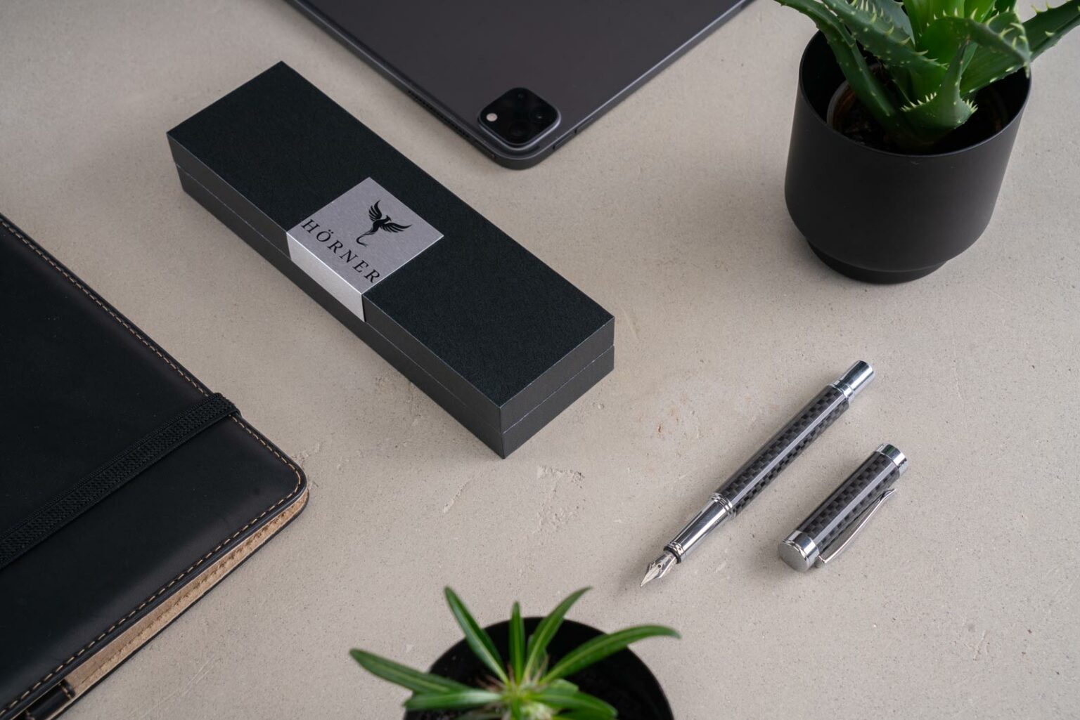 Hörner One Füllfederhalter I Business Füller für Erwachsene I Fountain Pen mit Etui I Luxus Modell