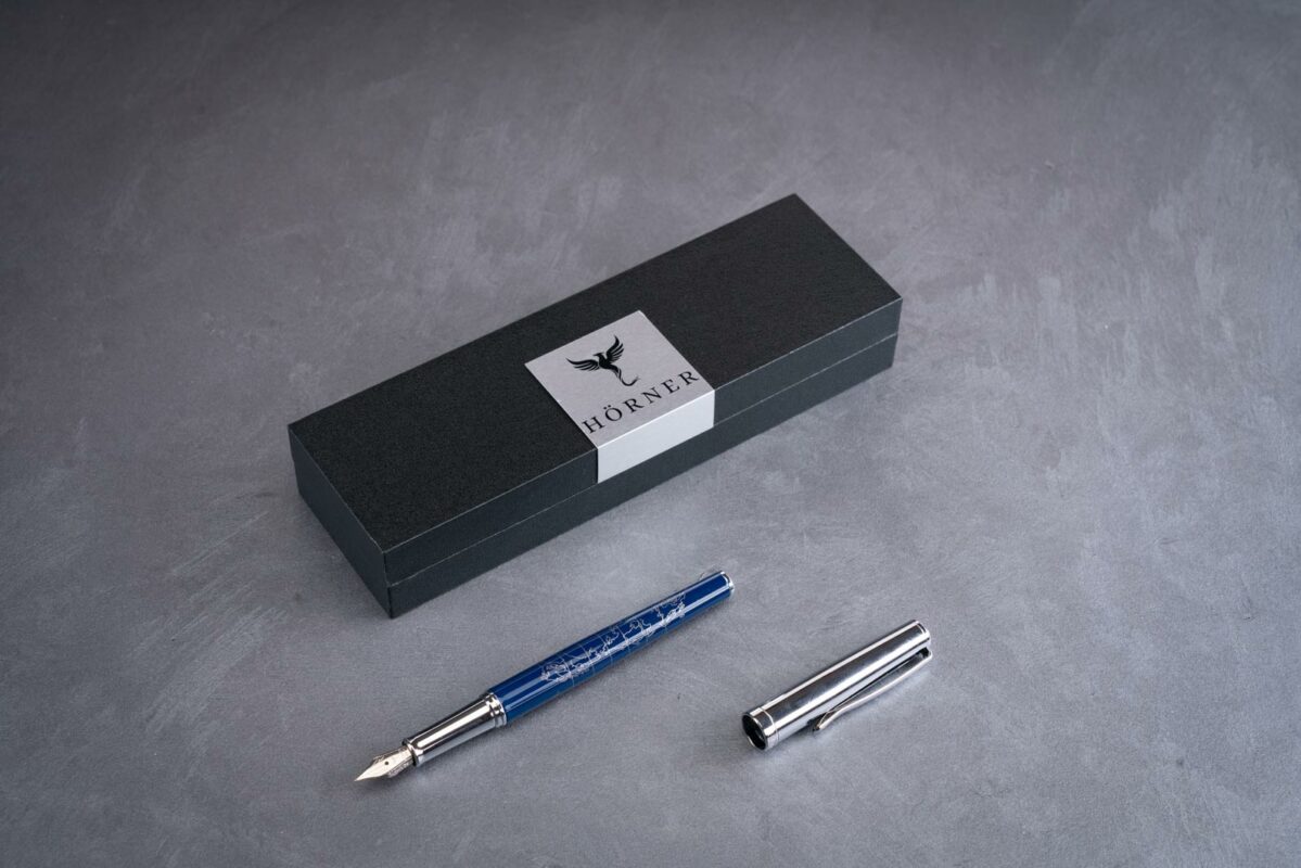 Hörner Terra Füllfederhalter I Edler Füller mit Gravur I Persönliches Geschenk für Damen und Herren I Hochwertiger Fountain Pen