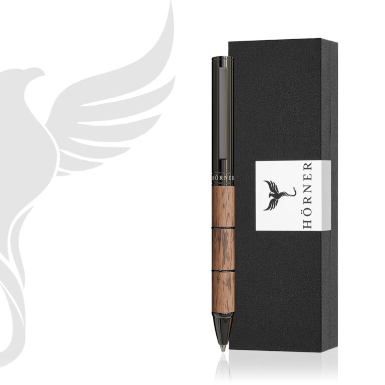 Hörner Obscurus Holzkugelschreiber Walnuss