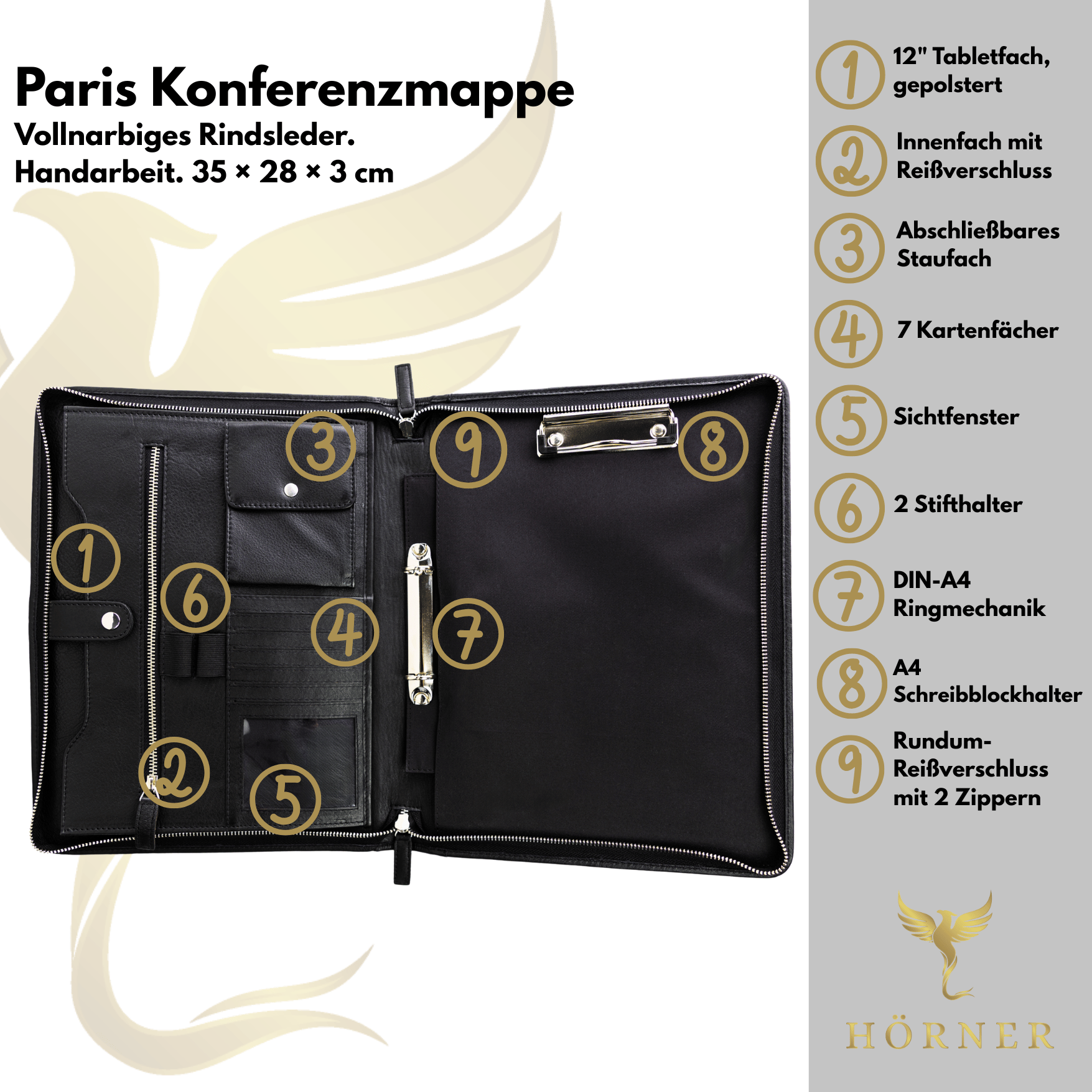 PARIS conference folder black - Image 5