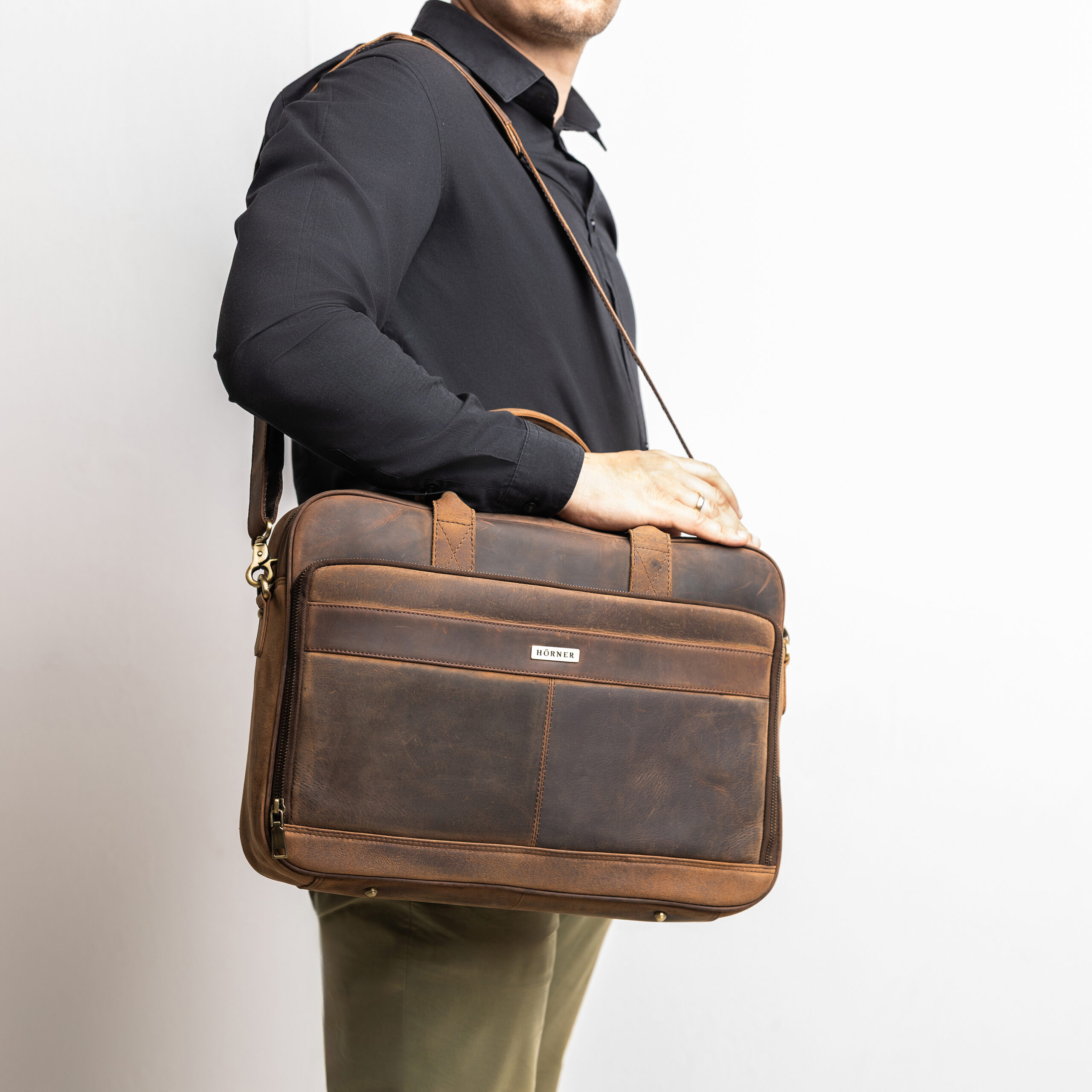 München Businesstasche Cognac – Bild 7