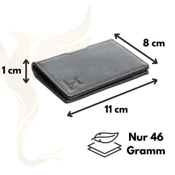 Hörner Nubis Geldbeutel I Maße