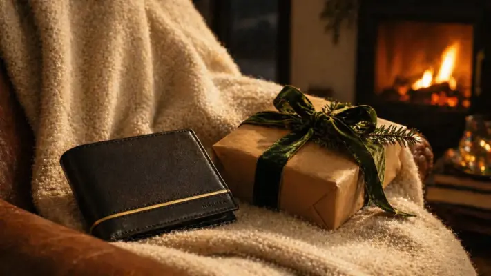 Geldbeutel Leder Weihnachten Geschenk