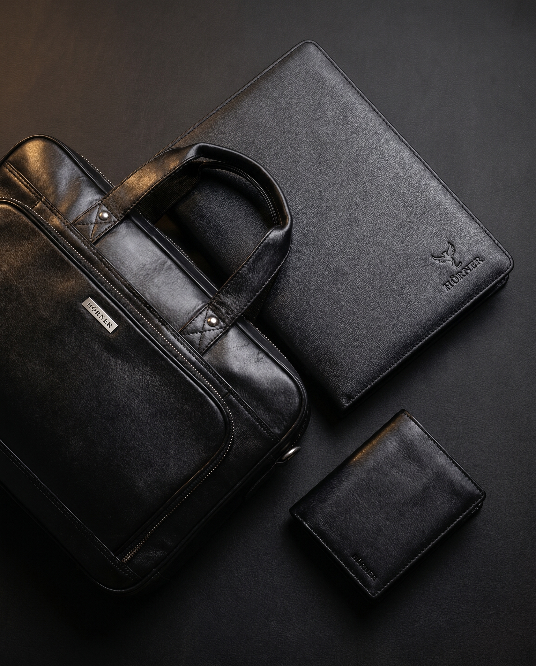 Hörner Lederwaren — Businesstasche, Konferenzmappe, Portemonnaie